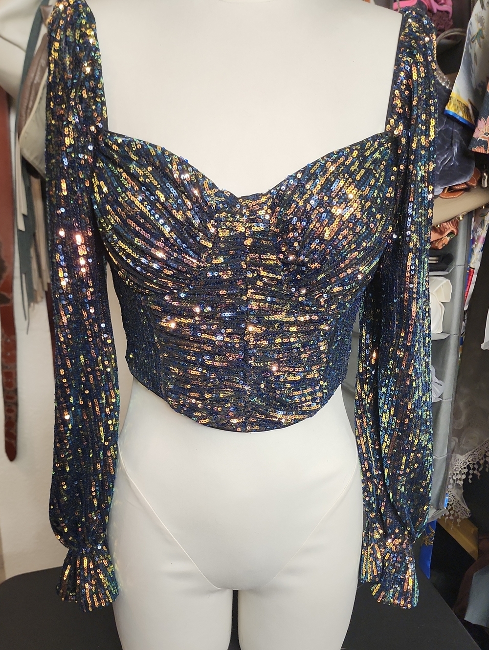 Privy Privately Privileged Sequined Top